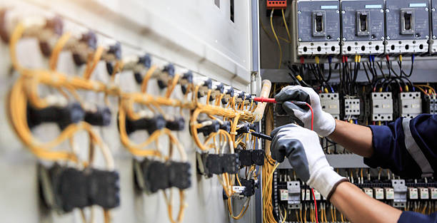 Professional Electrician technician working in Viera East, FL